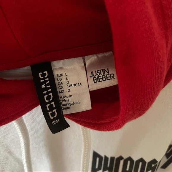 H&M Justin Bieber Boy or girl sweatshirt - Picture 3 of 3